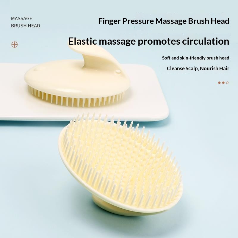 Hair Care Products - Zachte siliconen hoofdmassageborstel, shampoo borstel voor