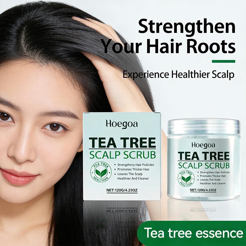 Scalp Scrub Exfoliant - Tea Tree Scalp Scrub Dieptereiniging Verwijdert