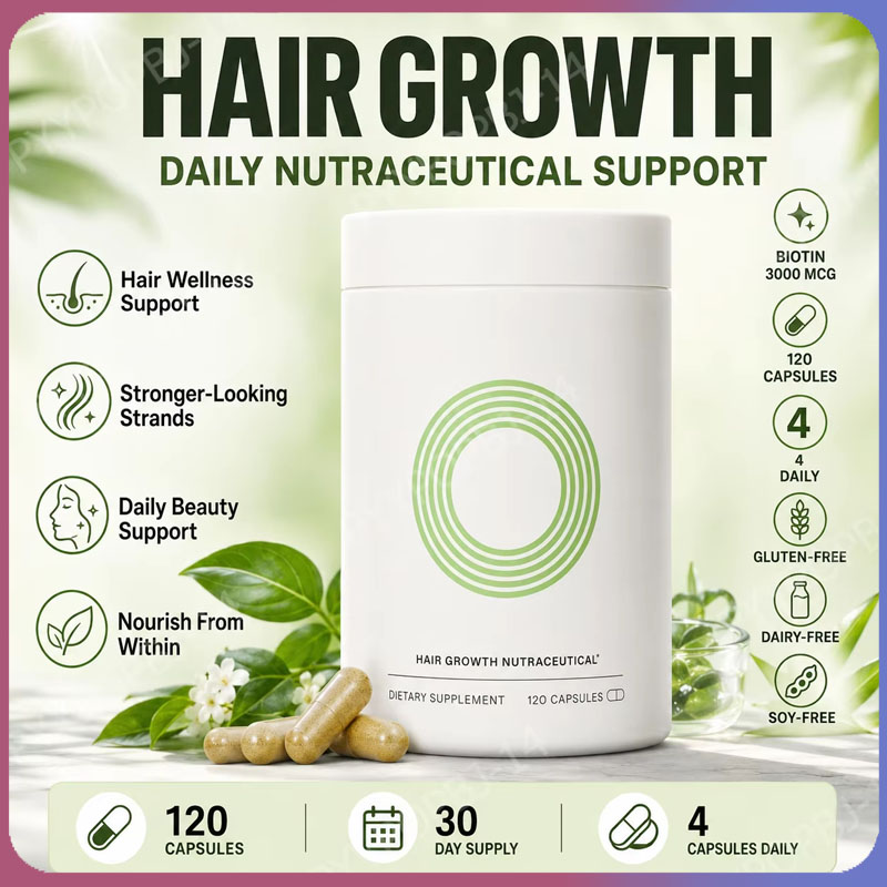 Hair Care Herbal - Kruiden Haarverzorgingscapsules Dagelijkse Biotine Botanische Mengsel