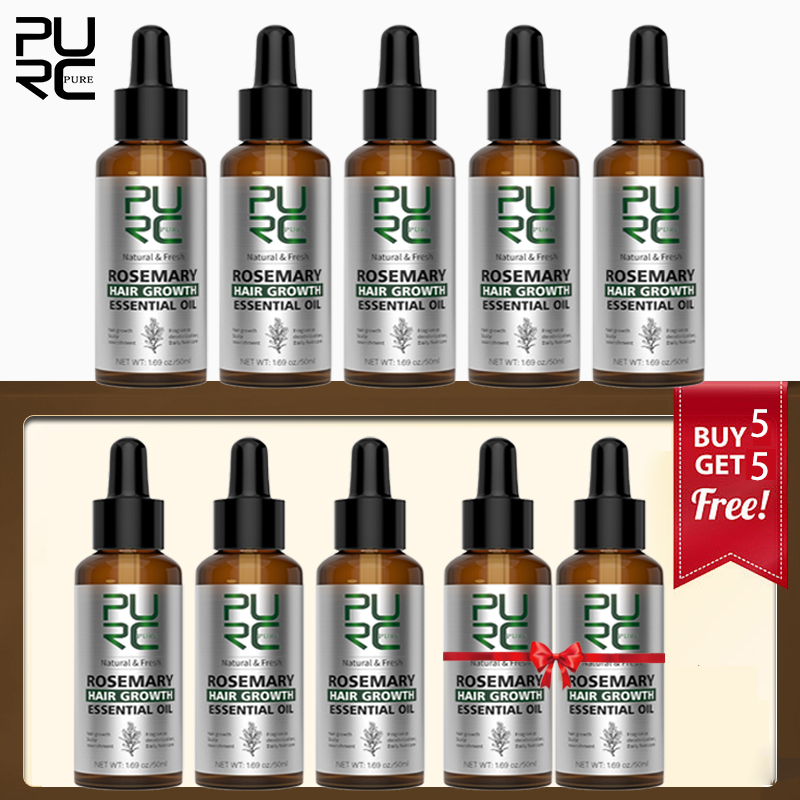 Hair Care Essence Oil - PURC Rozemarijnolie voor haargroei set haaruitval
