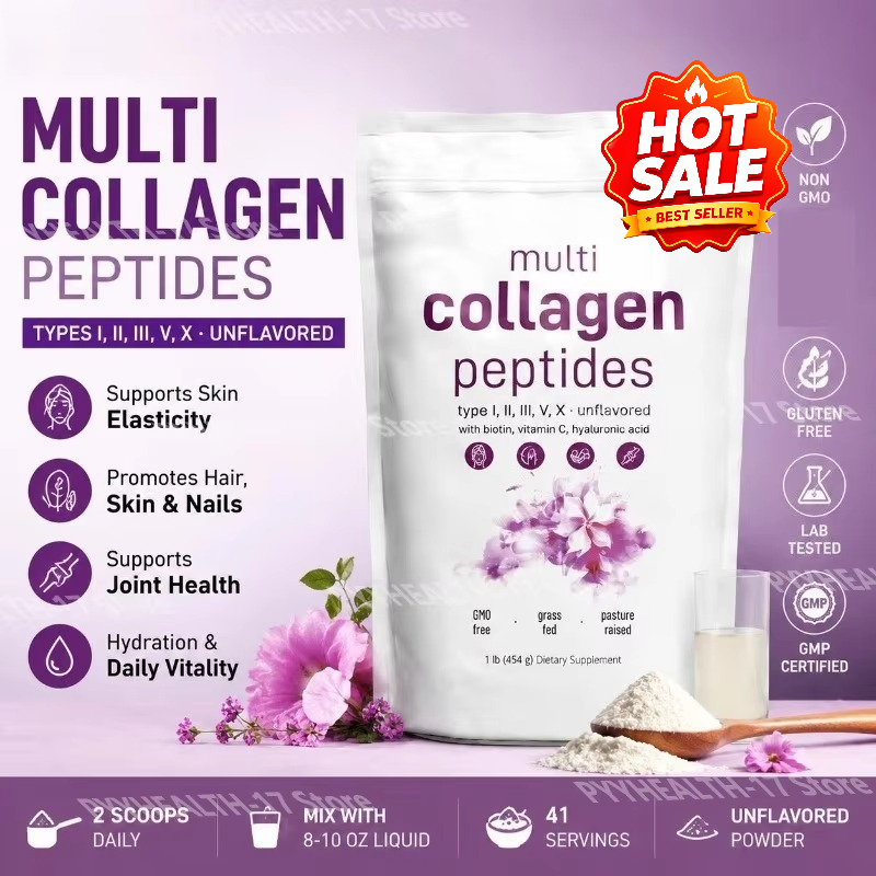 Hair Care Capsule - Multi Collageen Peptiden Poeder Type I