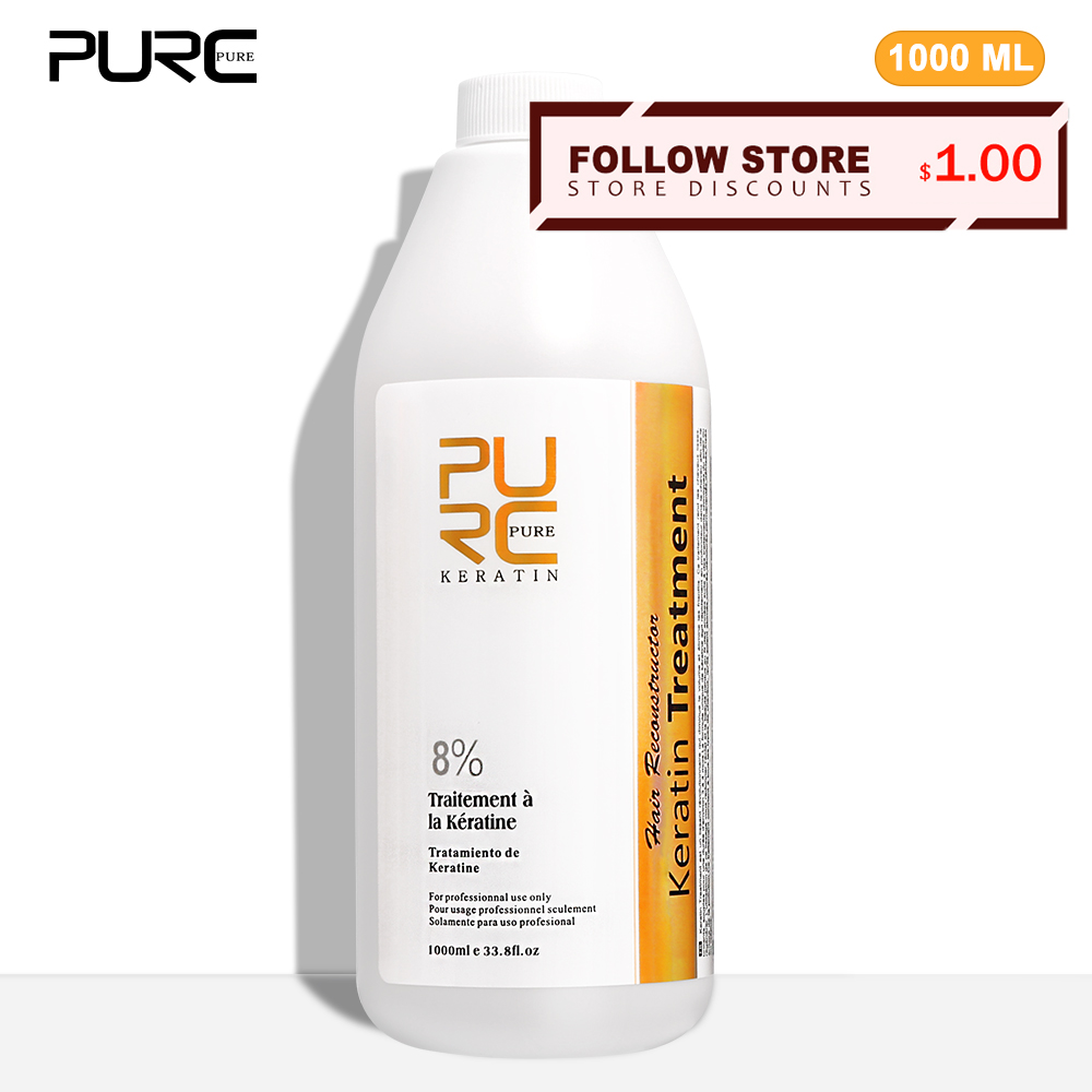 Hair Care In Salon - PURC 8% Keratine Smoothing Behandeling Kroeshaar