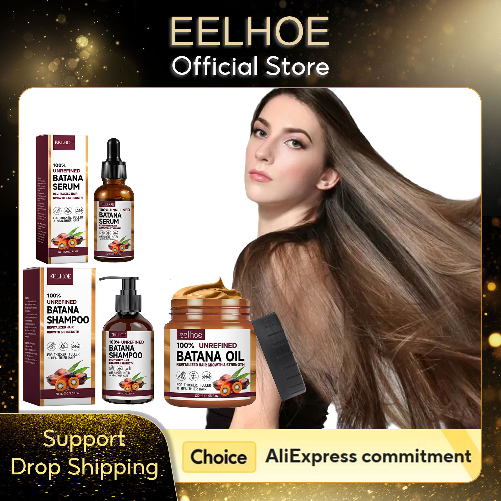 Hair Care Treatment - EELHOE Natuurlijke Batana Olie Diep Hydraterende