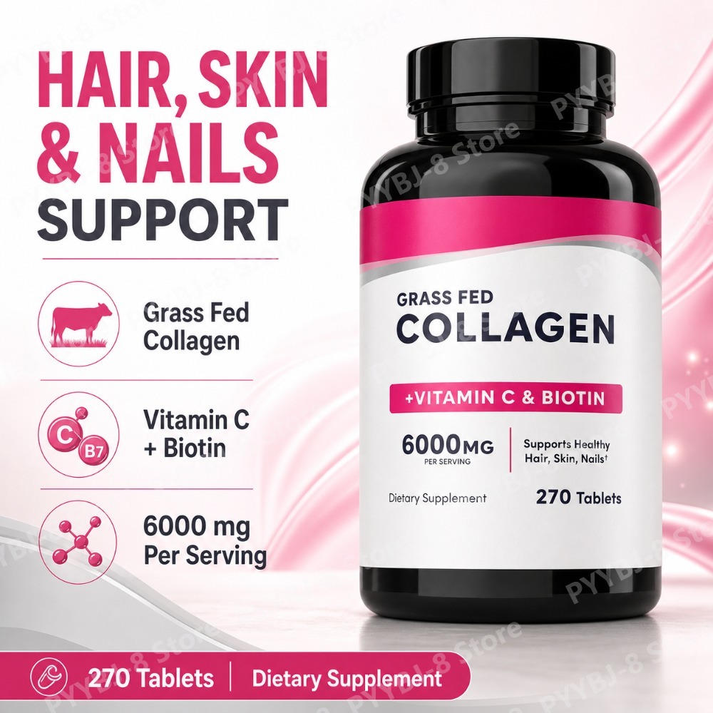 Hair Care Capsule - Collageen Tabletten 6000mg met Vitamine C