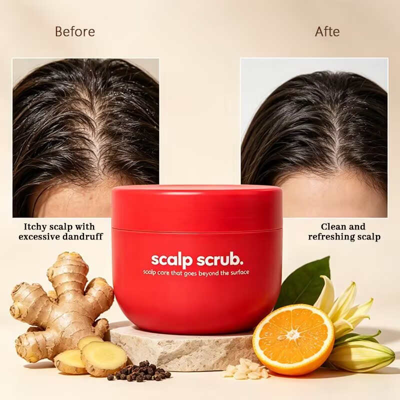 Scalp Scrub Exfoliant - 150ML Exfoliërende Scalp Scrub Shampoo Scalp
