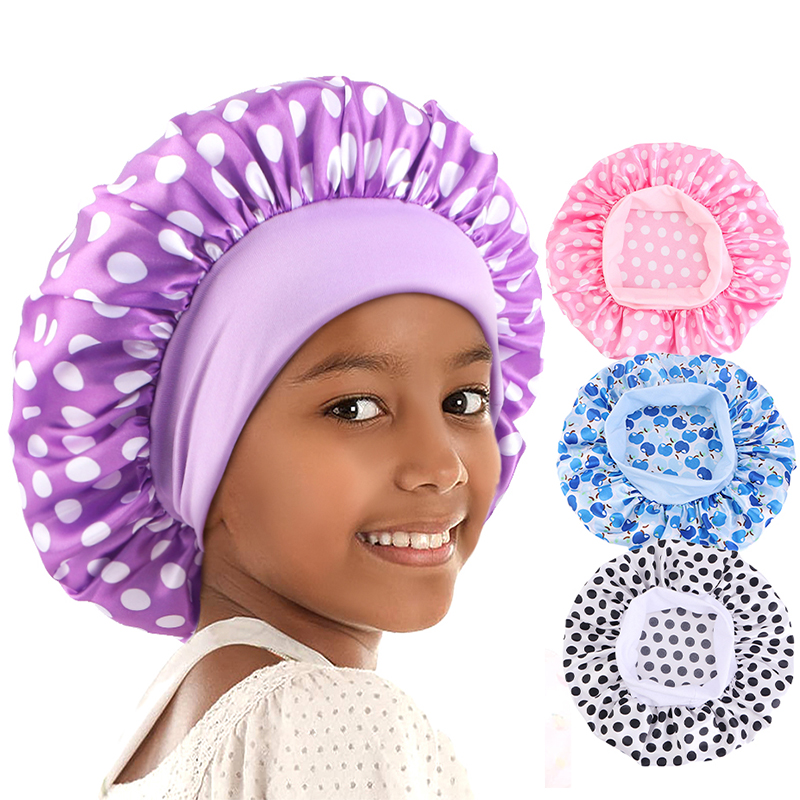Hair Care For 5 Year Old Girl - Kinderen Afdrukken Vlek Motorkap Slaapmuts Tulband