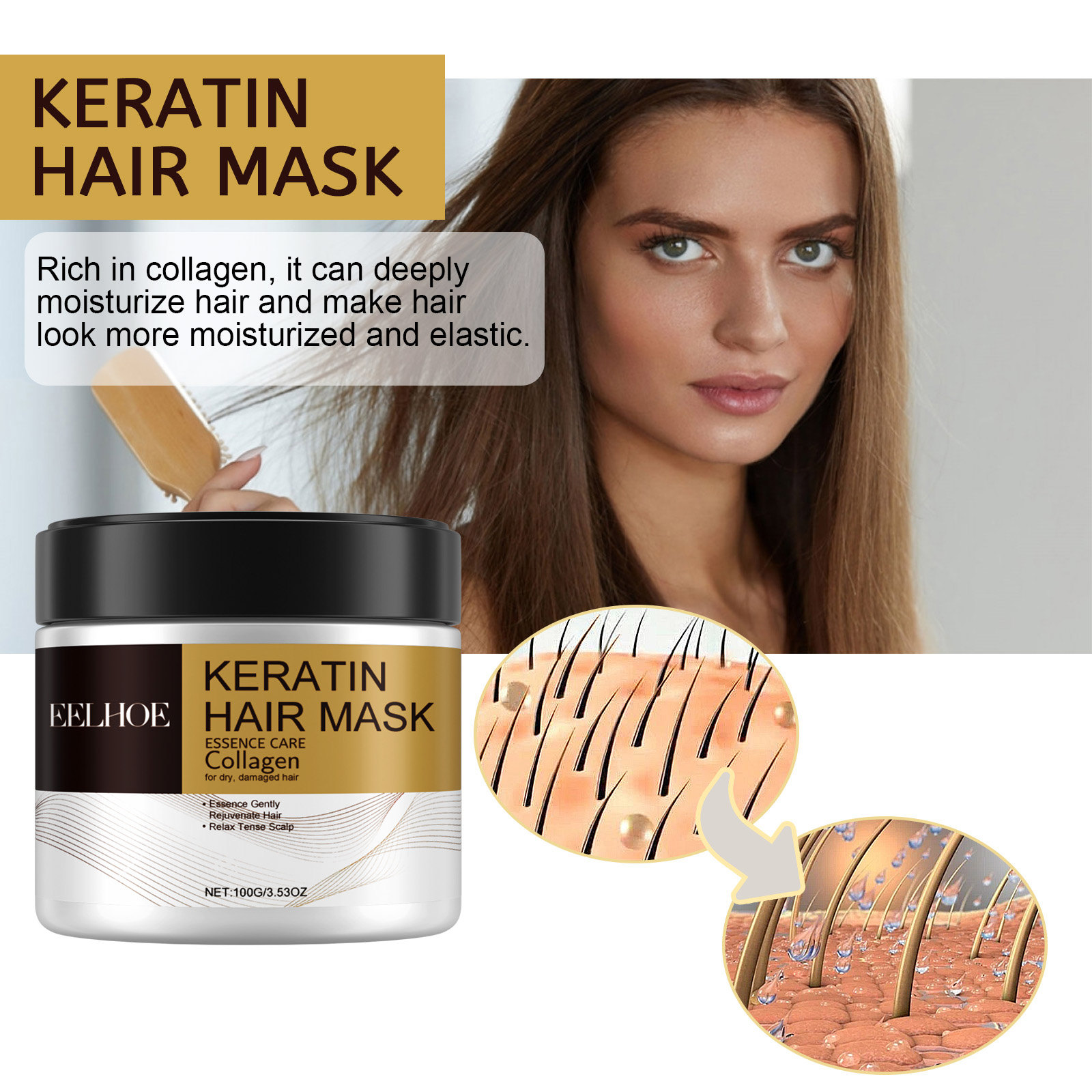 Keratine Verzorging Haarmasker - Hair Care Orange recensie en prijs