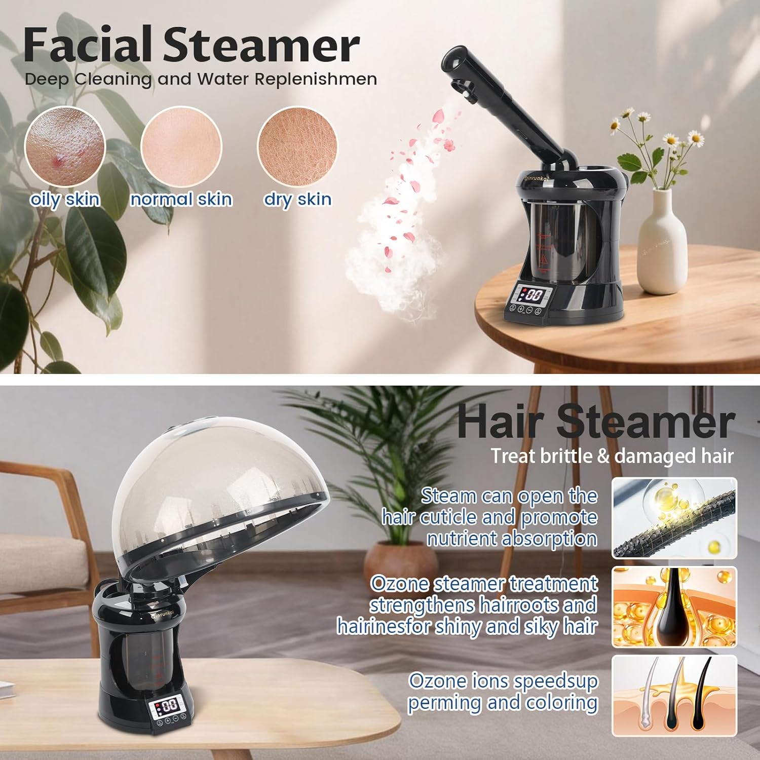 2-in-1 Ozon Haar- en Gezichtss - Hair Care In Salon recensie en prijs