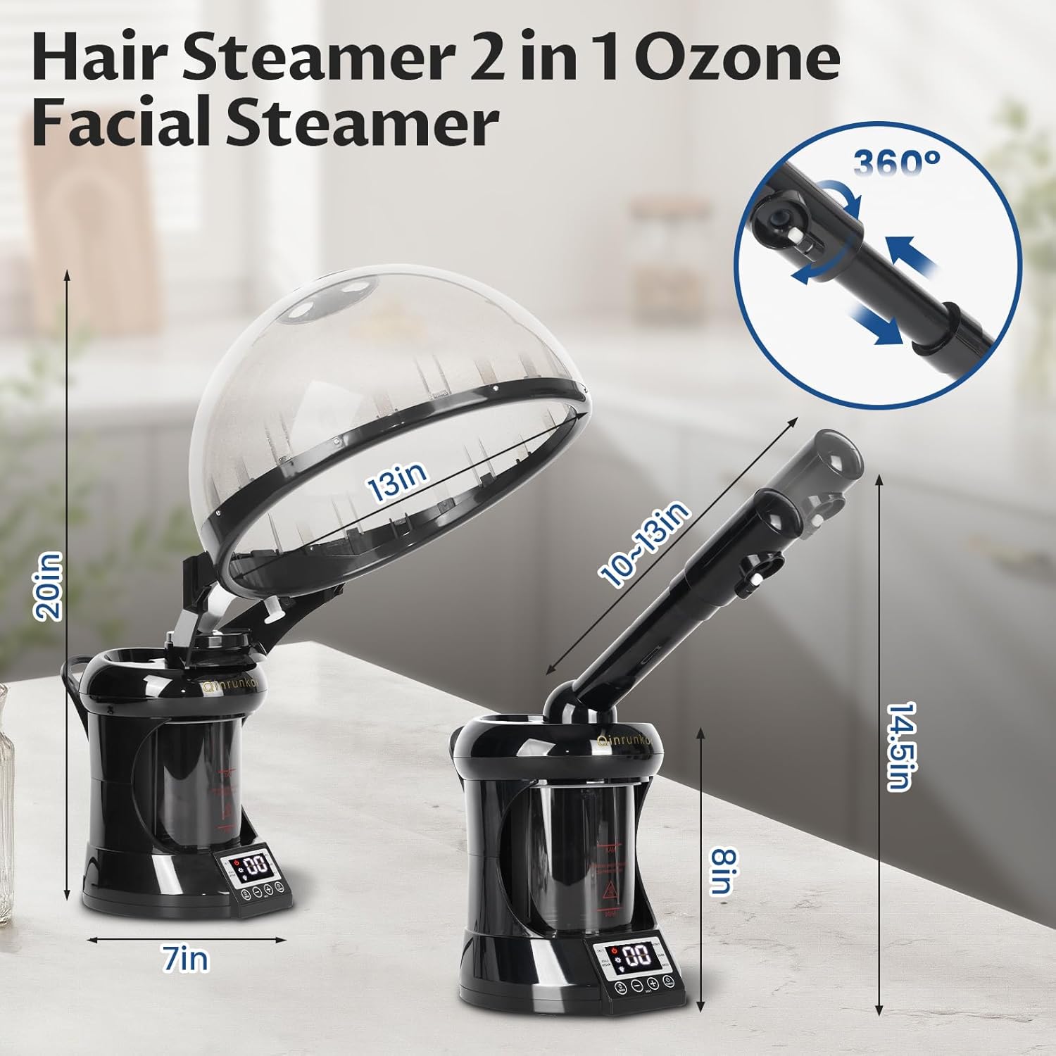 2-in-1 Ozon Haar- en Gezichtss - Hair Care In Salon recensie en prijs