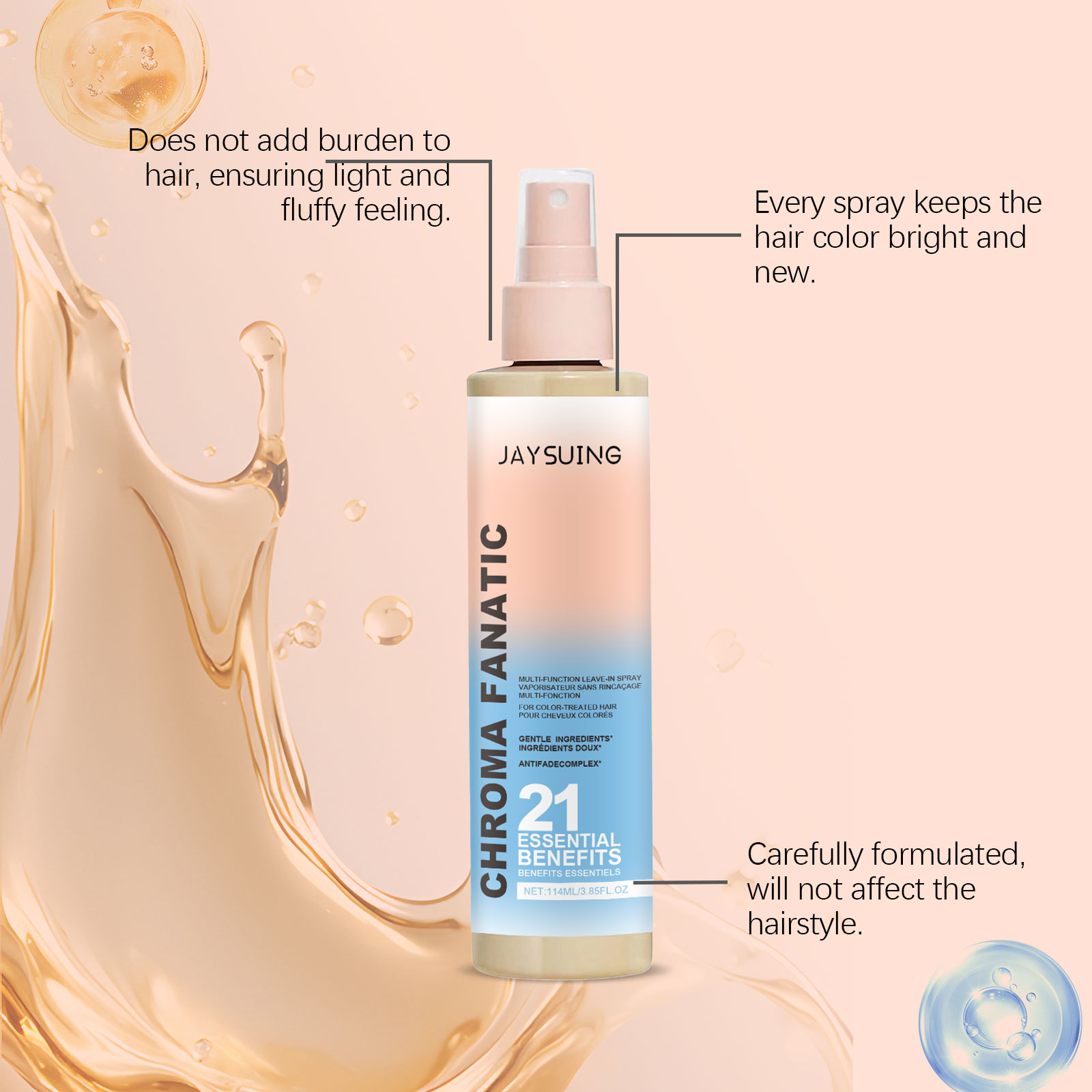 Hydraterende Spray voor Haar H - Hair Care Essence Oil recensie en prijs
