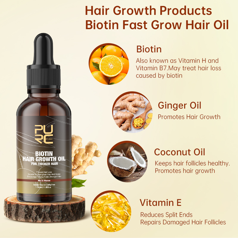 PURC Snelle haargroeiproducten - Hair Care Essence Oil recensie en prijs