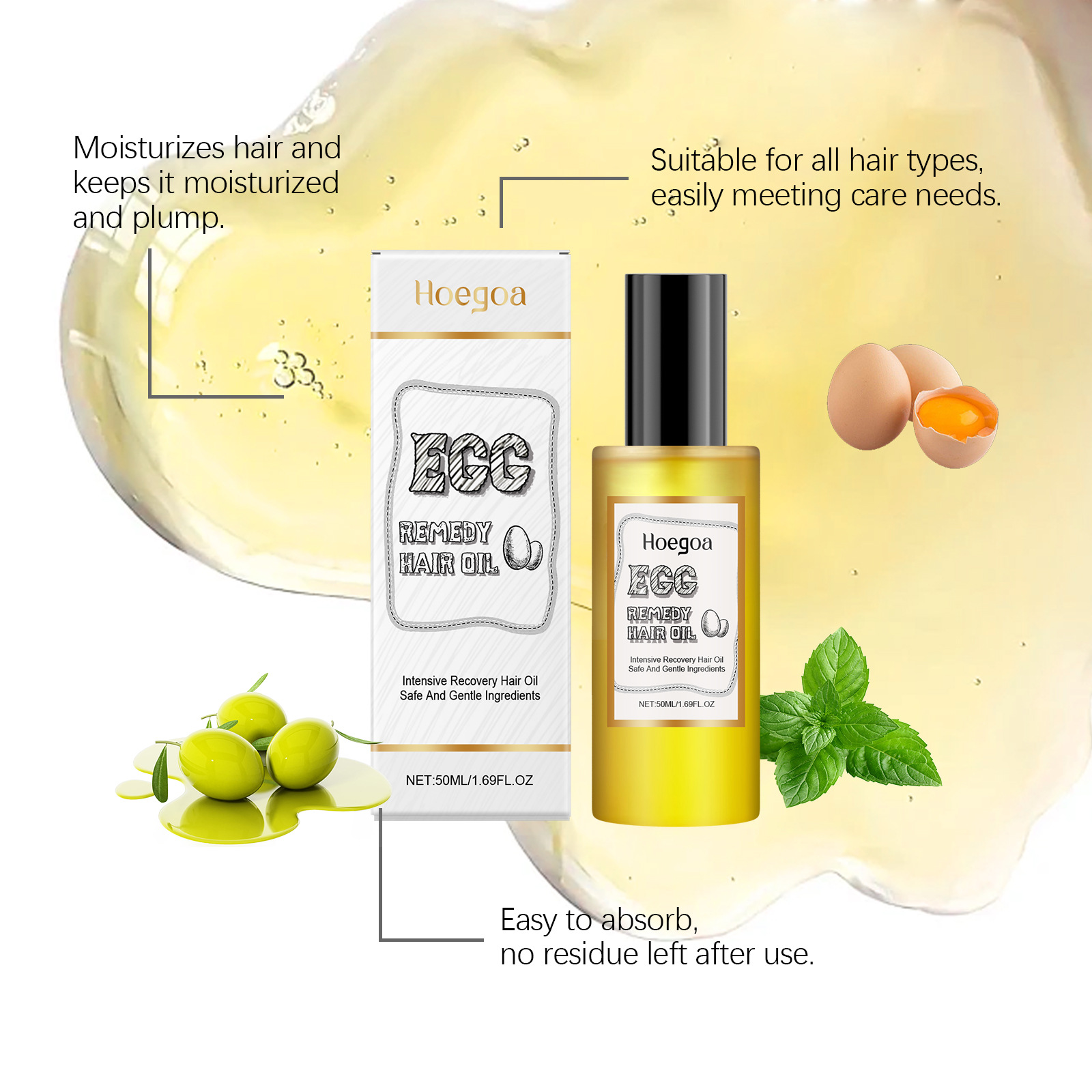 Ei Remedie Haarolie Herstellen - Hair Care Products recensie en prijs