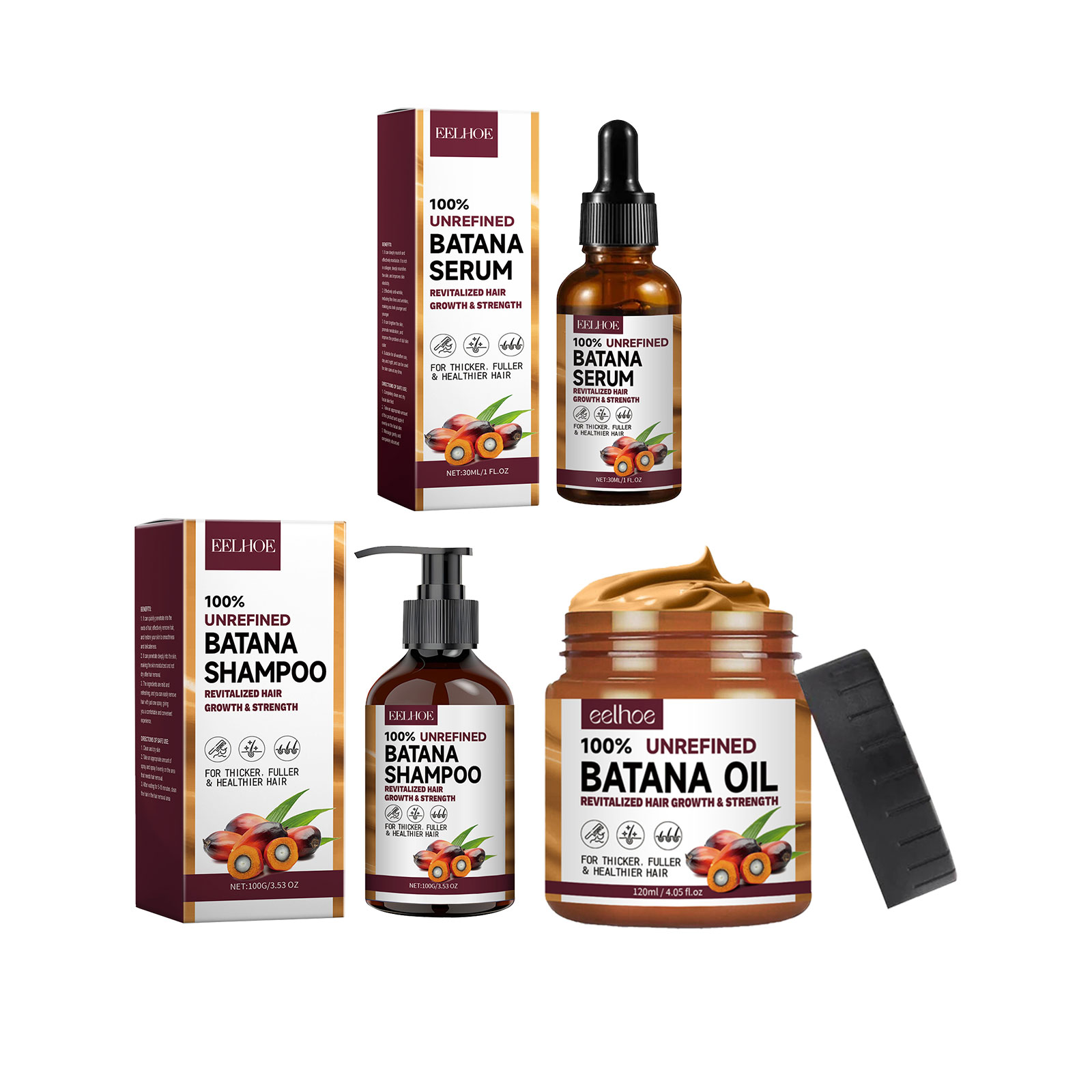 EELHOE Natuurlijke Batana Olie - Hair Care Treatment recensie en prijs