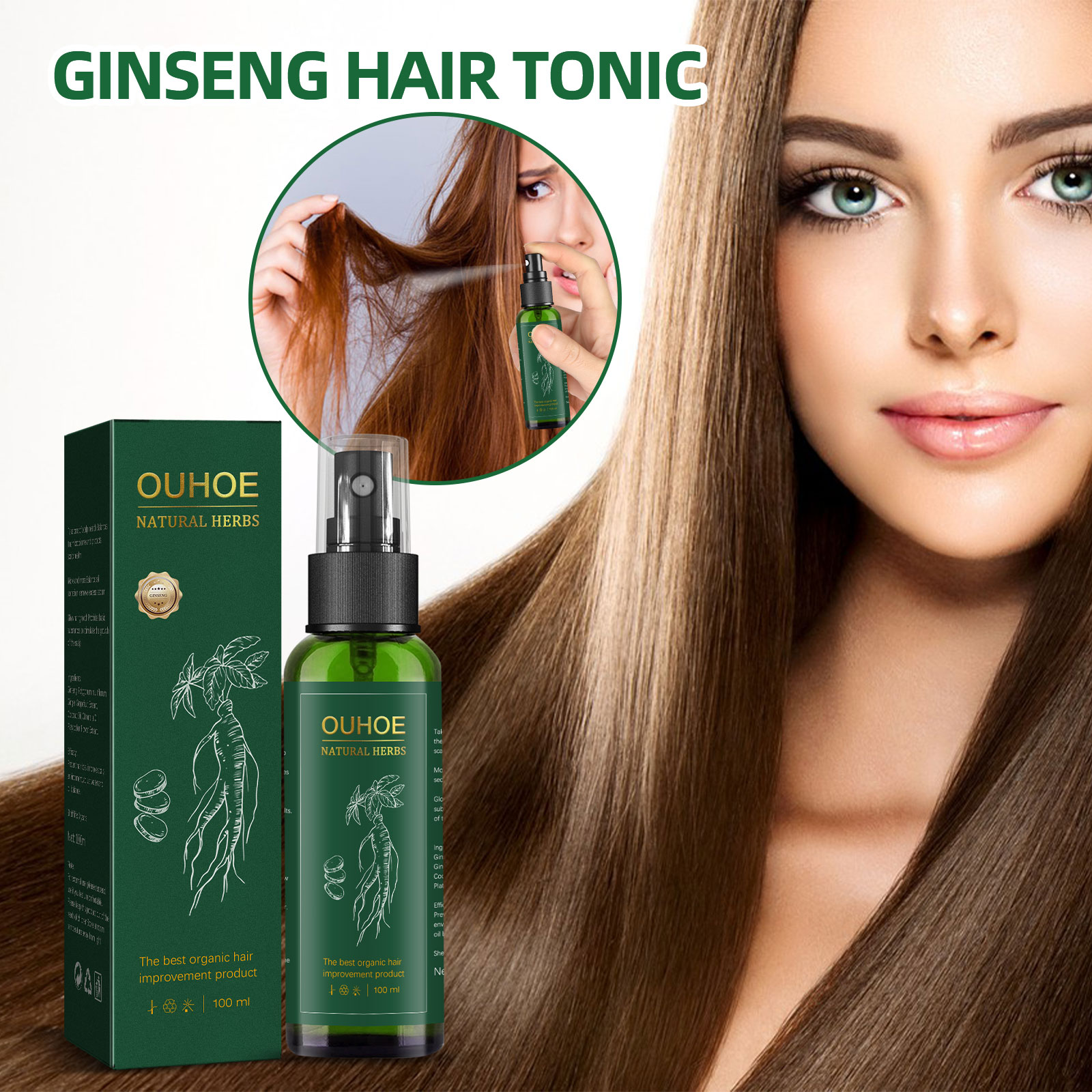 Natuurlijke Kruiden Ginseng Ha - Hair Care Herbal recensie en prijs