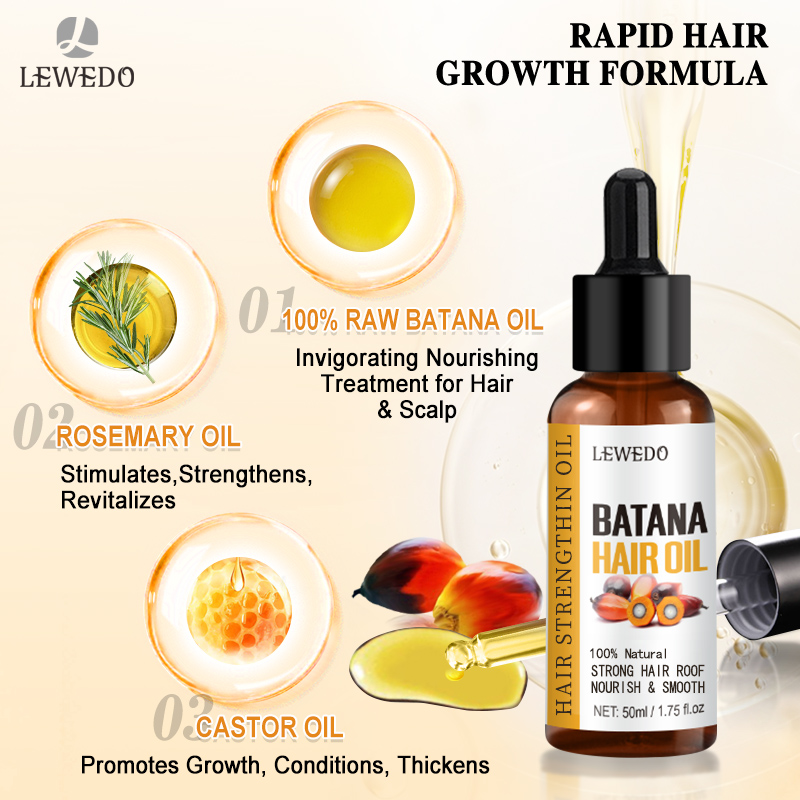 LEWEDO Batana Olie Haar Groei  - Hair Care Essence Oil recensie en prijs
