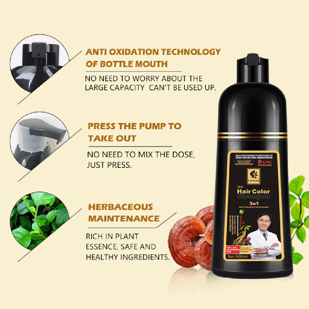 3 In 1 Instant Coloring Shampo - Hair Care Herbal recensie en prijs